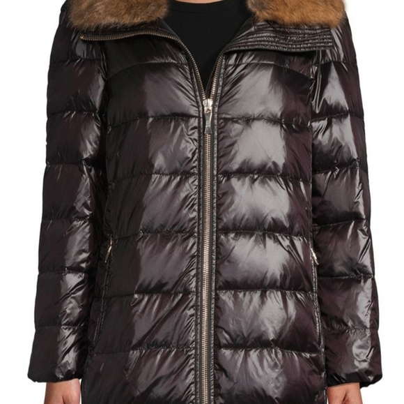 Kate Spade Faux Fur Down Coat